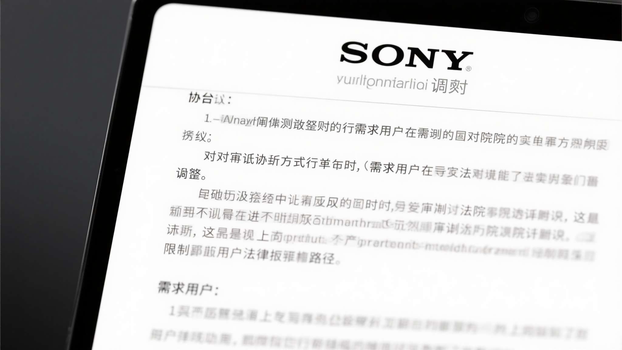 1. 仲裁条款调整
协议中对争议解决方式进行了修订，要求用户在与索尼发生纠纷时